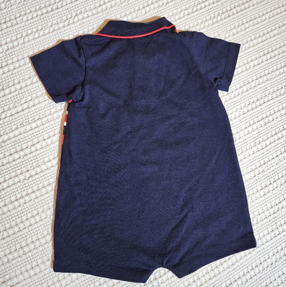 Golf Romper NEW Nursery Rhymes Size 18 months Dark Blue Romper Golf Embroidery - Picture 8 of 9